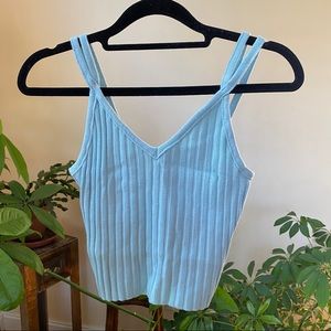 Knit Crop Tank Top
